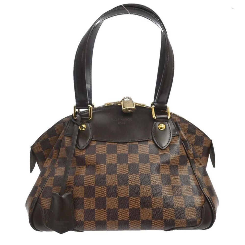 Louis Vuitton Verona Damier Brown Canvas Handbag